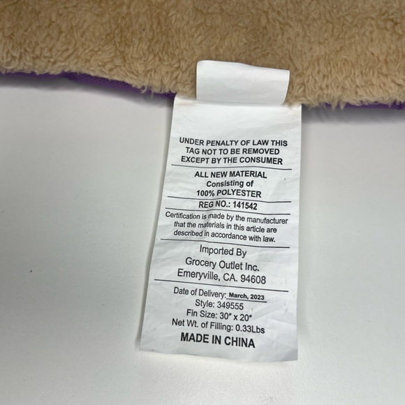 TÁN AND PURPLE DOG BED - Picture 6 of 7